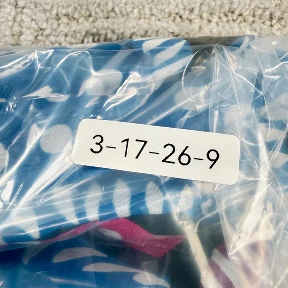 Rhode Floral Puff Sleeve Maxi Dress Women's 6 Blue Pink Ester Boho Garden Party - Picture 11 of 11